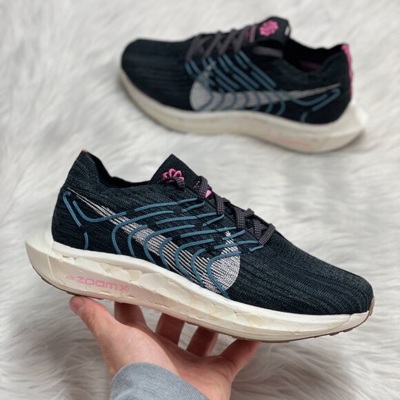 Nike Pegasus Turbo Next Nature Black Womens Running DM3414-004 NEW* Sz 7.5 - Picture 1 of 8